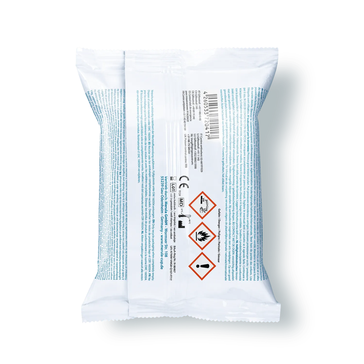 Merula Wipes lingettes coupe menstruelle