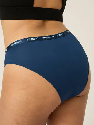 Modibodi Puma X Active Cheeky culotte menstruelle flux leger 20ml