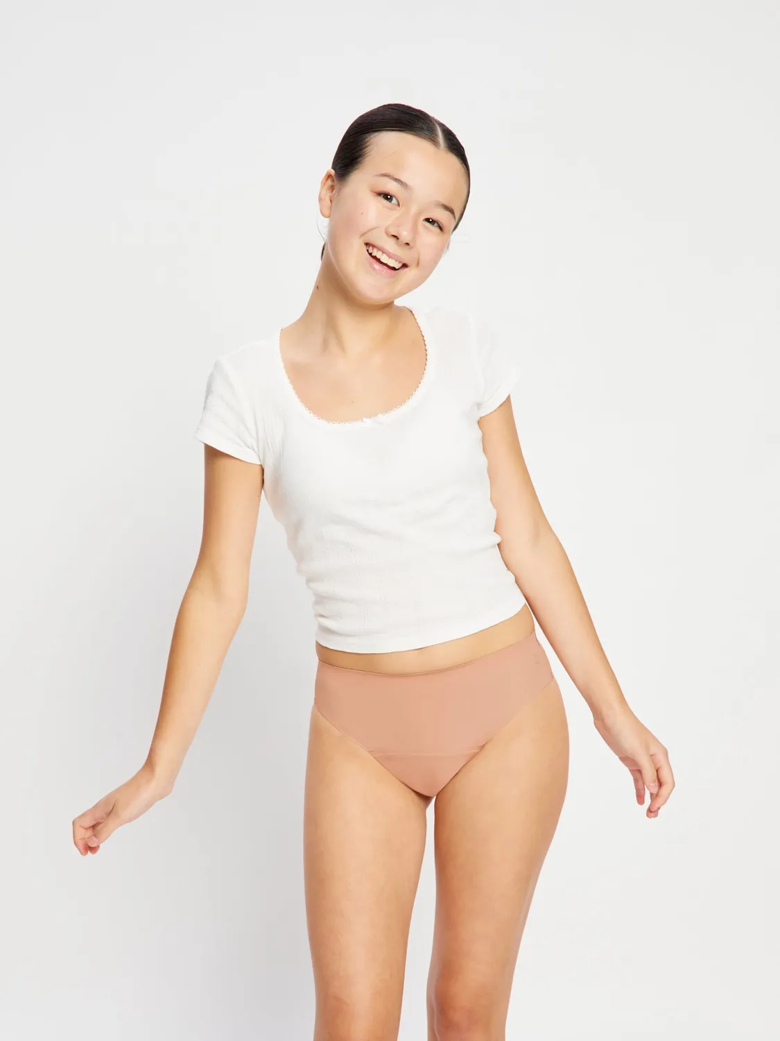 Modibodi Teen Seamfree Hi-Leg Bikini culotte menstruelle Moderate 30 ml