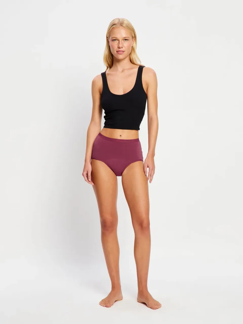 Modibodi Classic Full Brief culotte Plum Purple Moderate
