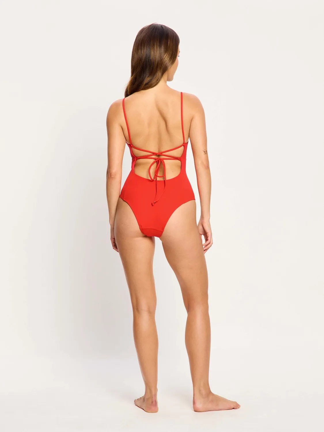 Modibodi String Back One Piece maillot menstruel Light Poinciana