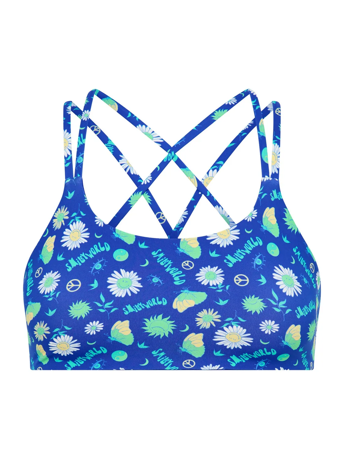 SmileyWorld Modibodi Reversible Crop Top haut de maillot ado