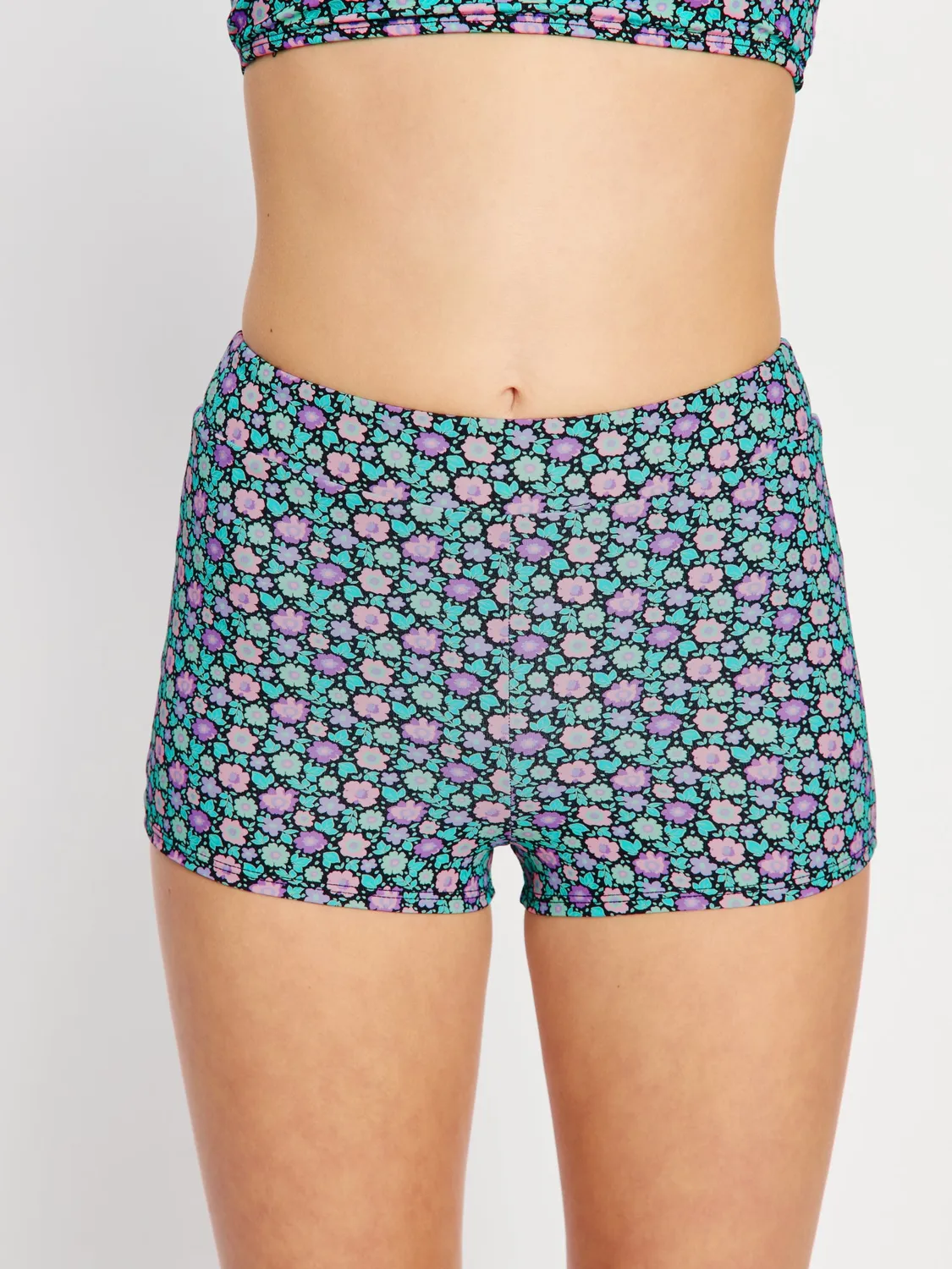 Modibodi Teen Swim Hi Waist Short bain flux fort