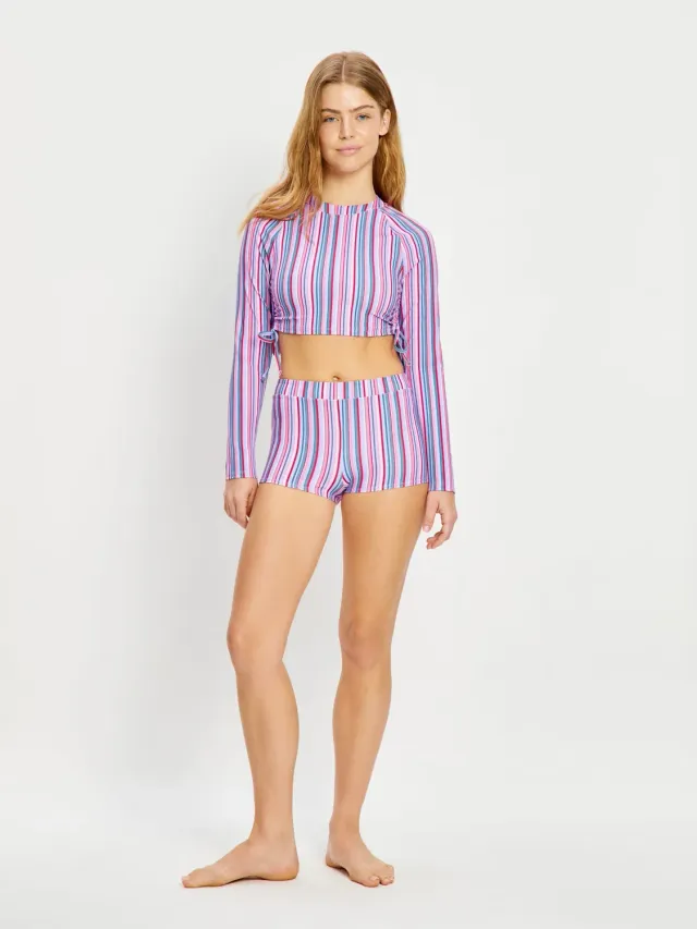Modibodi Teen Swimwear Crop Rash Top haut de bain