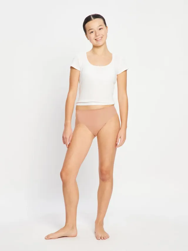 Modibodi Teen Seamfree Hi-Leg Bikini culotte menstruelle Moderate 30 ml