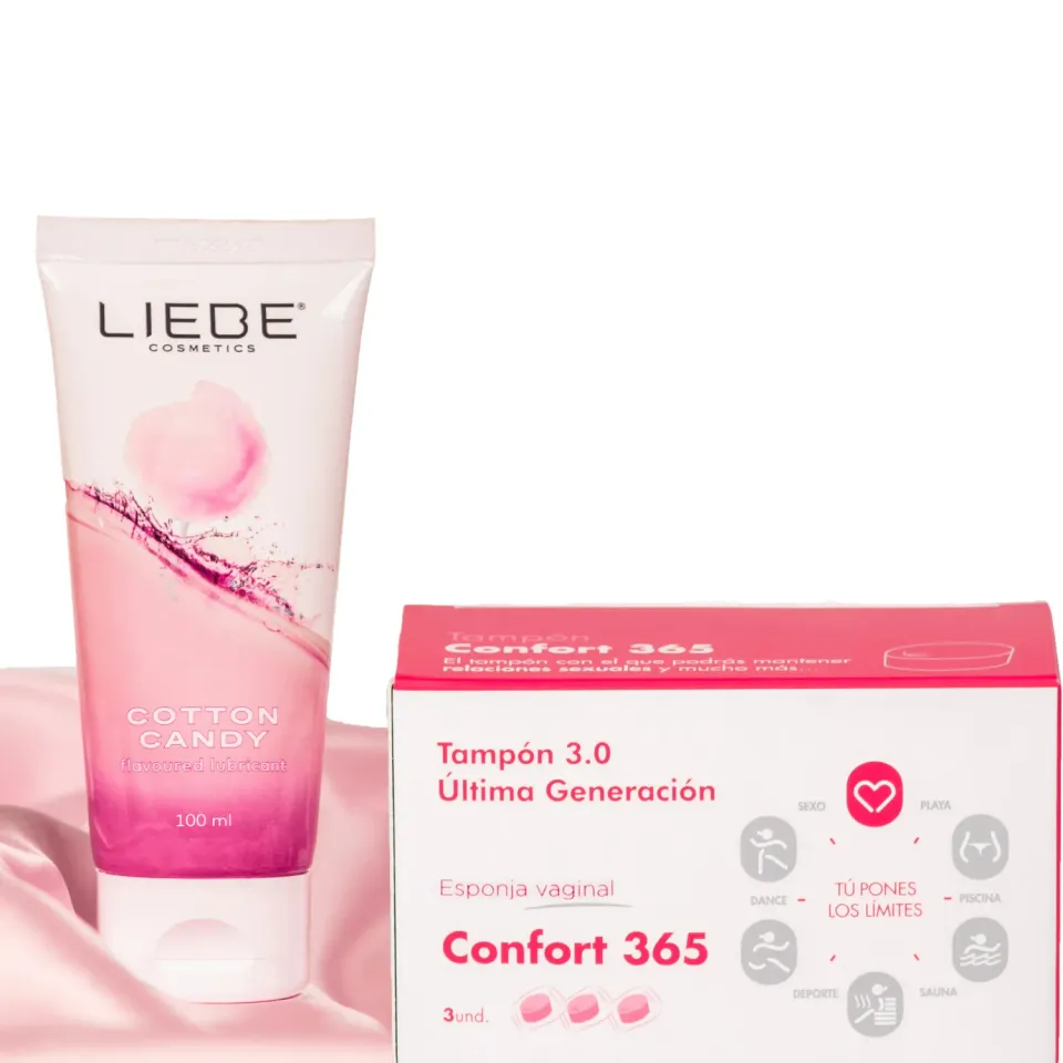 Confort 365 éponge menstruelle pack 4 boîtes + lubrifiant offert