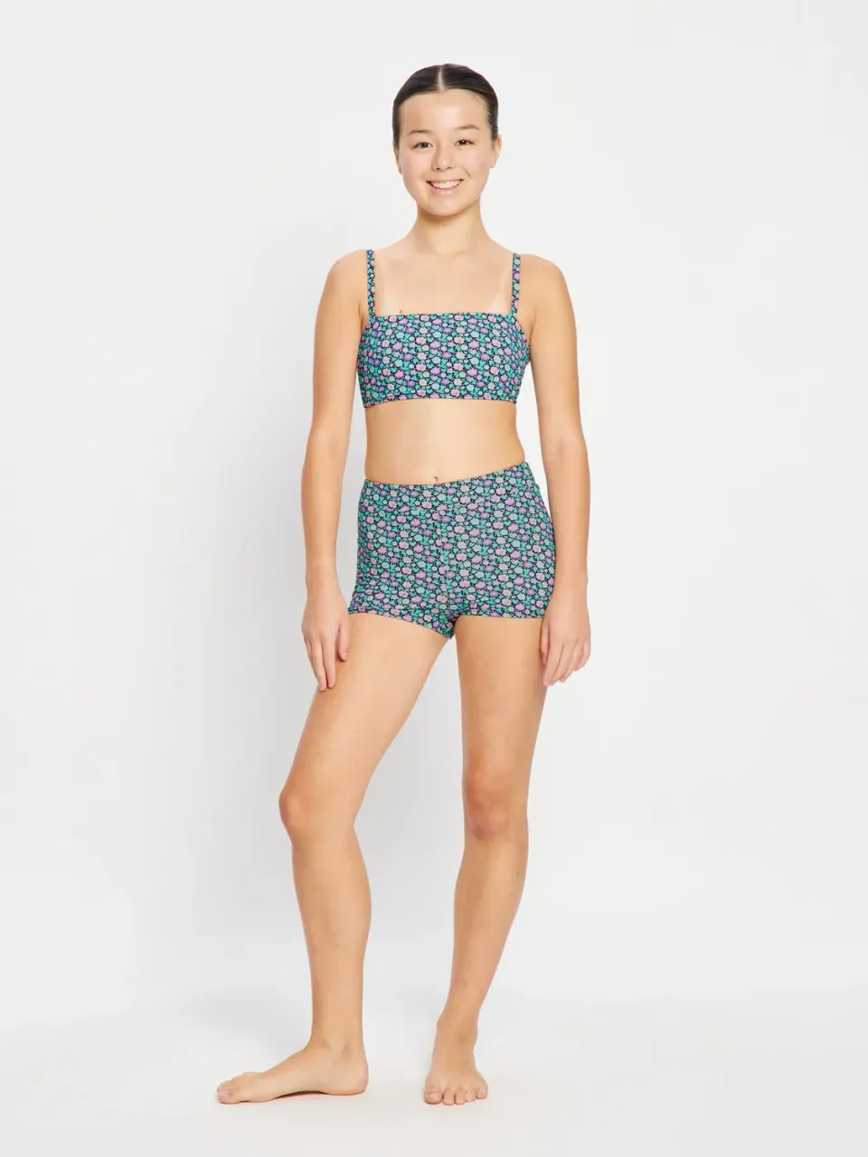 Modibodi Teen Swimwear maillot menstruel Luna Blossom