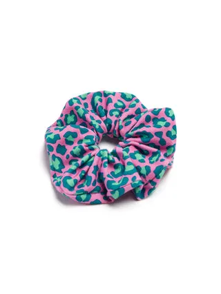 Modibodi Teen Scrunchie chouchou Mystic Leopard Pink coton bio