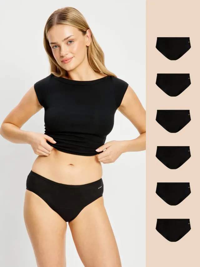 Modibodi Complete Cycle 6 Pack culottes menstruelles