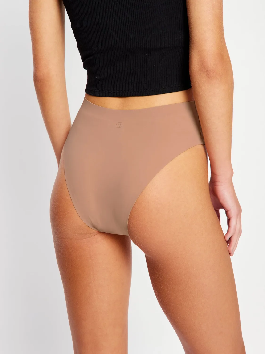 Modibodi Seamfree culotte taille haute marron sans couture