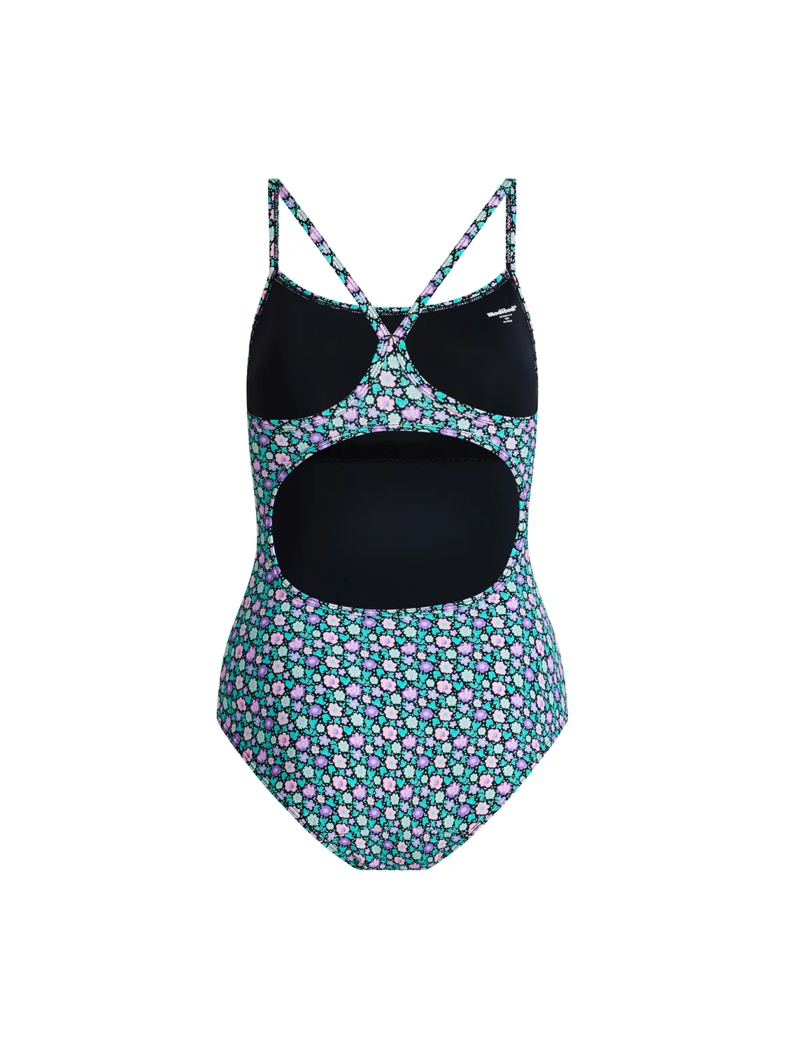 Modibodi Teen Racer One Piece maillot menstruel Light Luna Blossom