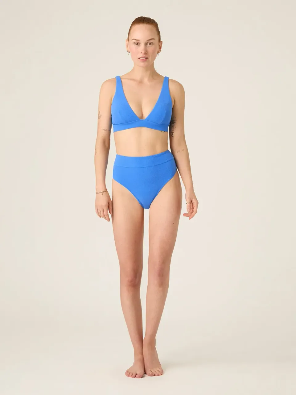 Modibodi Swimwear Soft Stretch Hi Waist Cheeky Brief Light