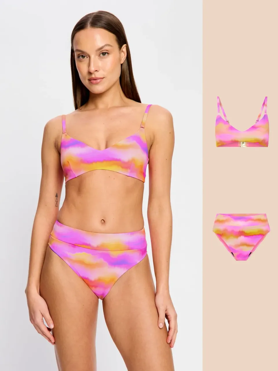 Modibodi Sunset haut bikini + bas maillot menstruel