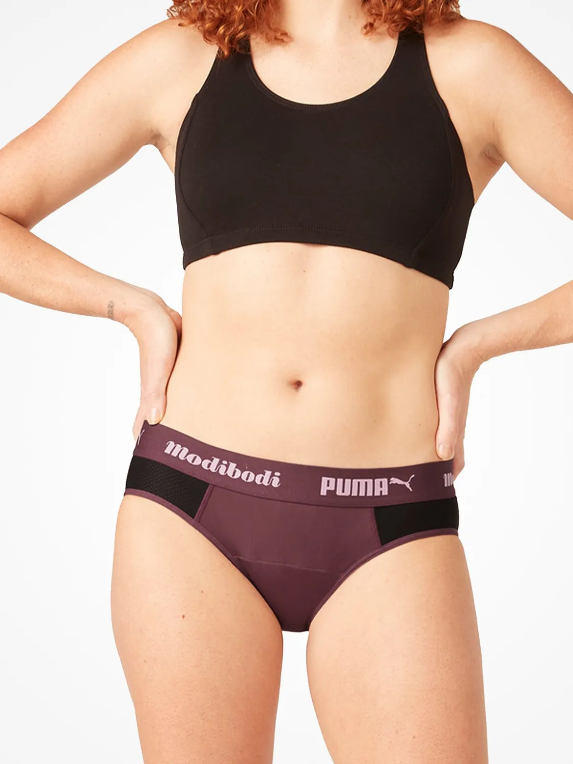 Modibodi Puma x Modibodi Active Brief culotte menstruelle