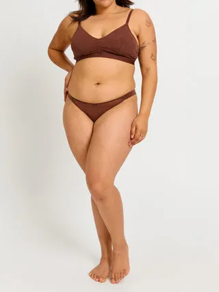 Modibodi Boudoir Tanga culotte menstruelle Espresso flux léger