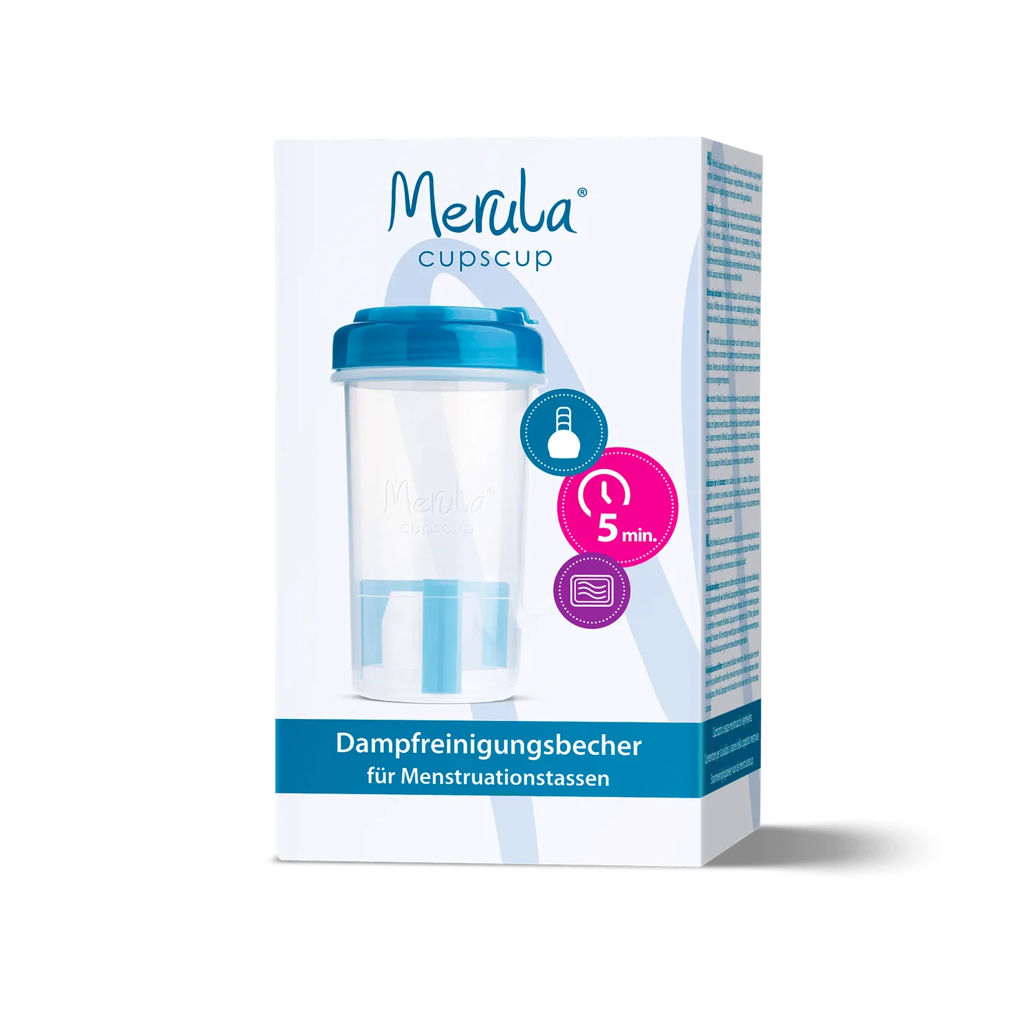 Merula Cupscup boîte stérilisation coupe menstruelle