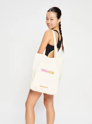 Modibodi Swim Club Tote Bag Natural Coton Bio