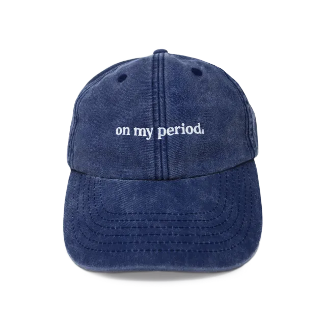 Moon Cup On My Period casquette brodée