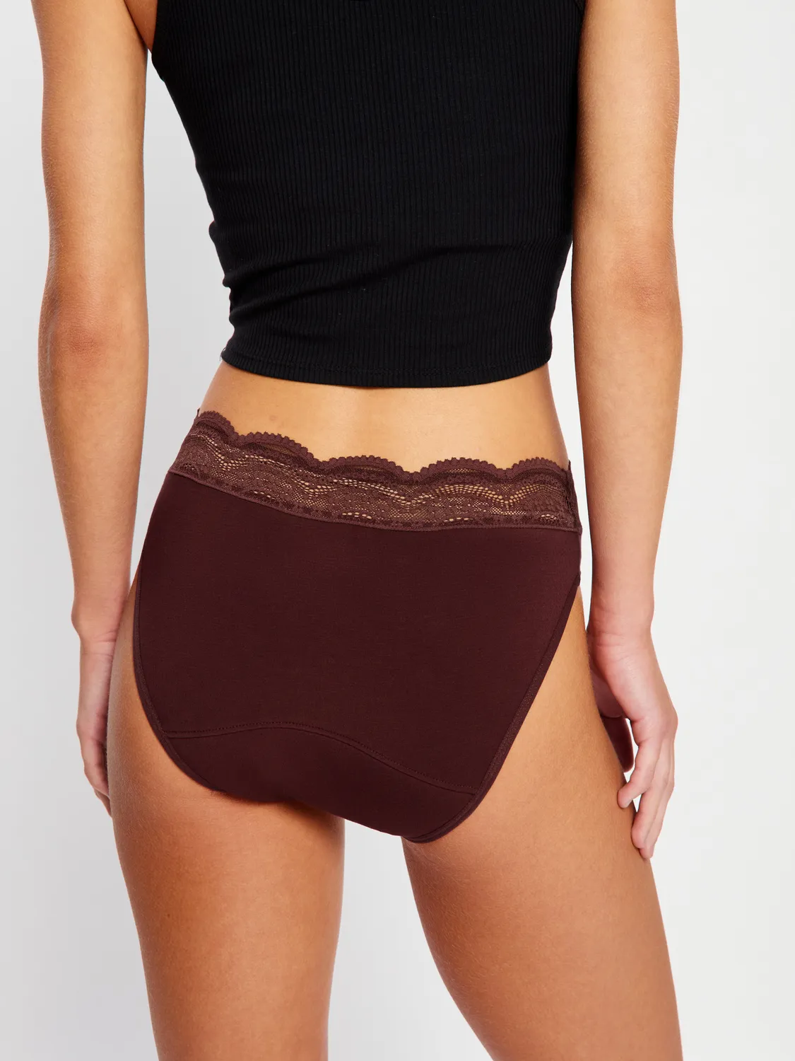 Modibodi Sensual Hi Waist Bikini culotte menstruelle