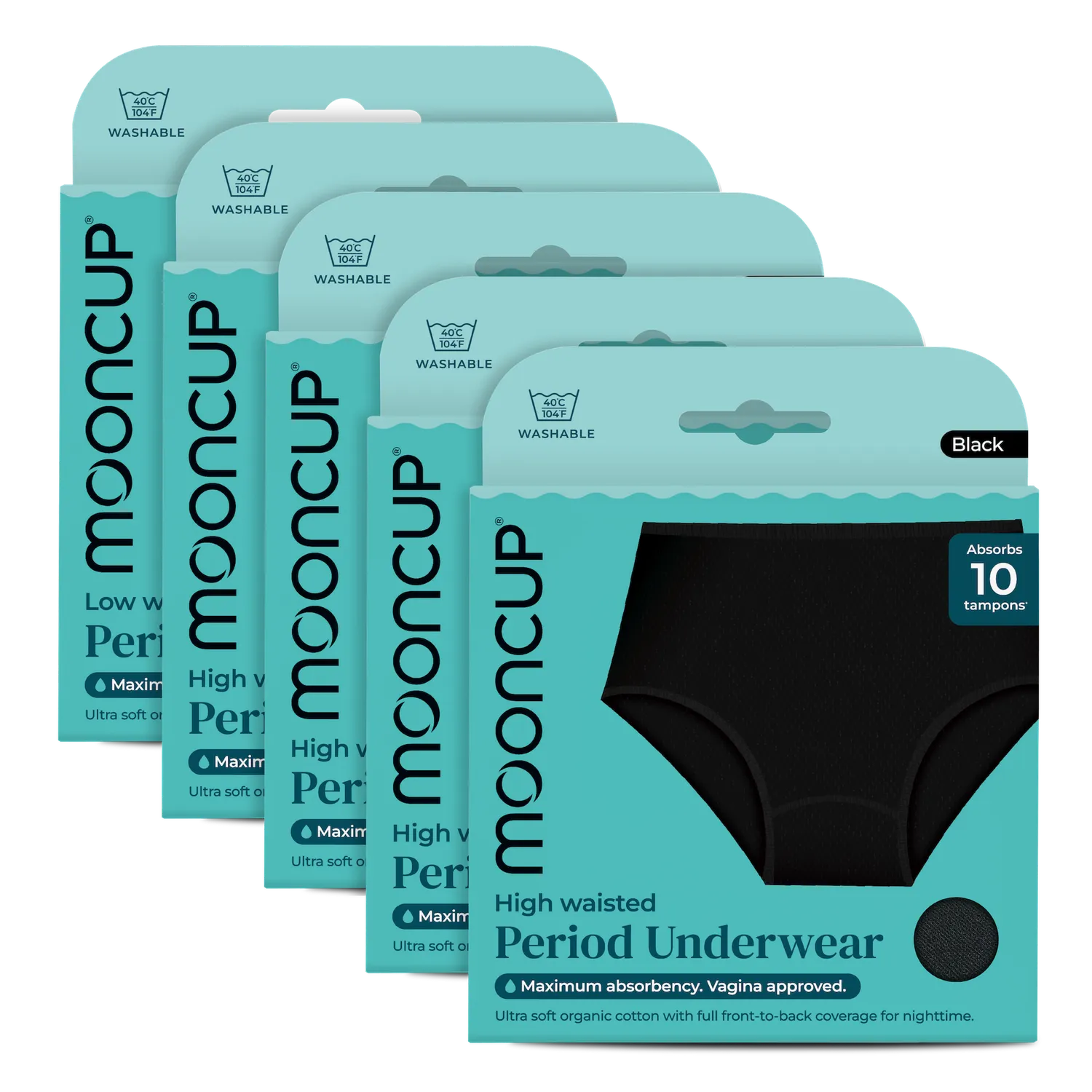 Moon Cup culotte menstruelle lot flux fort