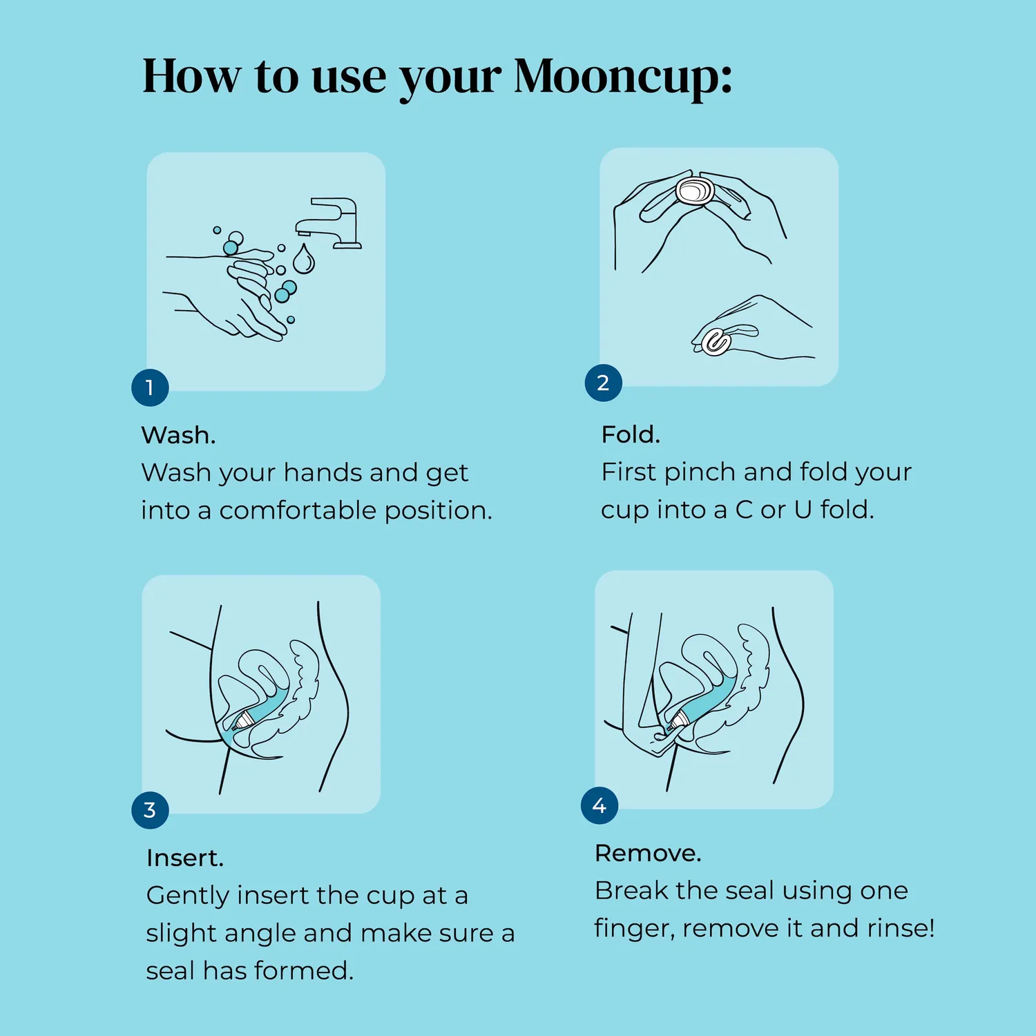 Mooncup Original culotte + coupe menstruelle réutilisable
