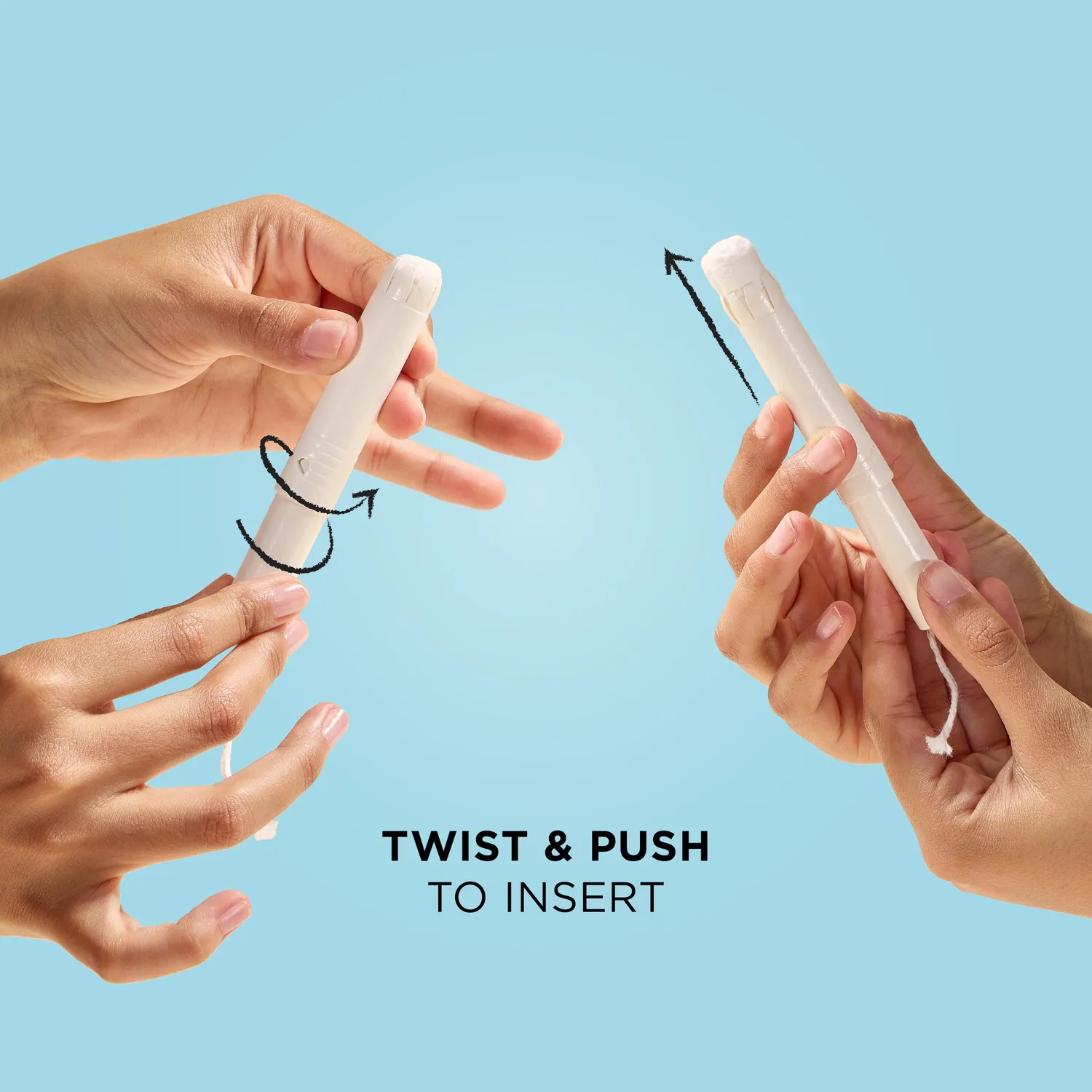 Moon Cup Eco-Applicator boîte présentoir de tampons