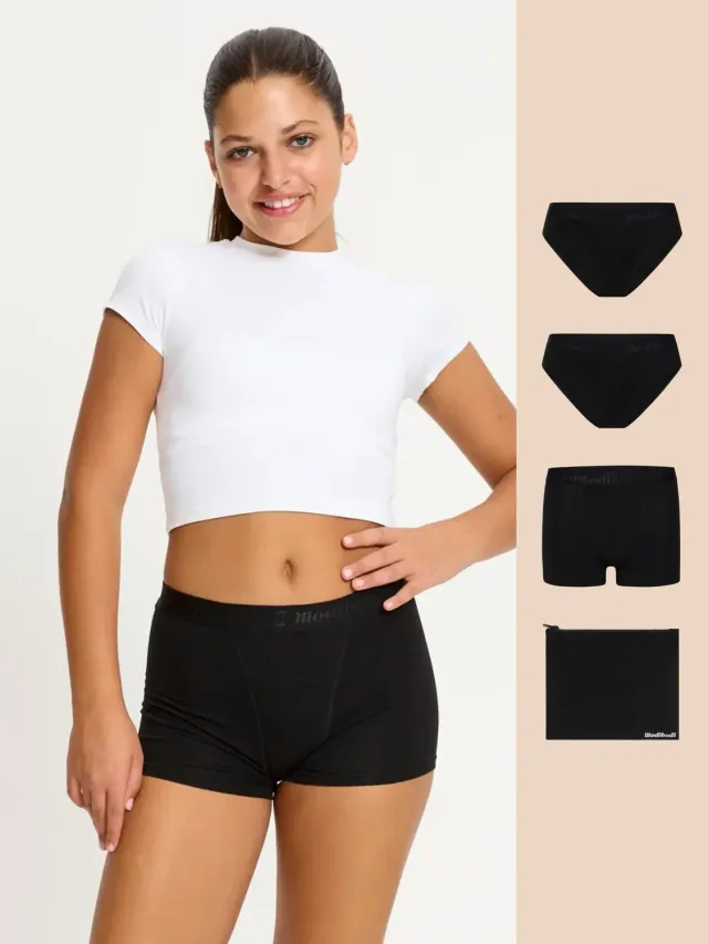 Modibodi Period Sleepover Pack culottes menstruelles ado