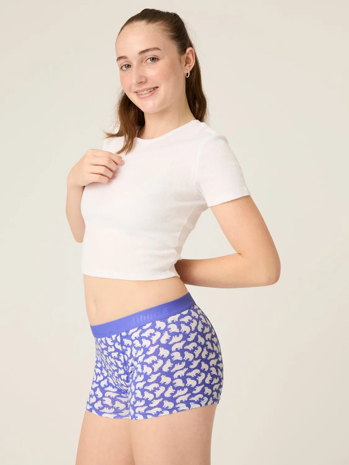 Modibodi Teen Culotte Boyshort Flux Moyen