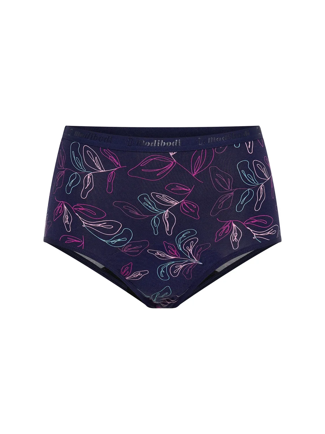 Modibodi Classic culotte menstruelle marine flux modéré taille haute