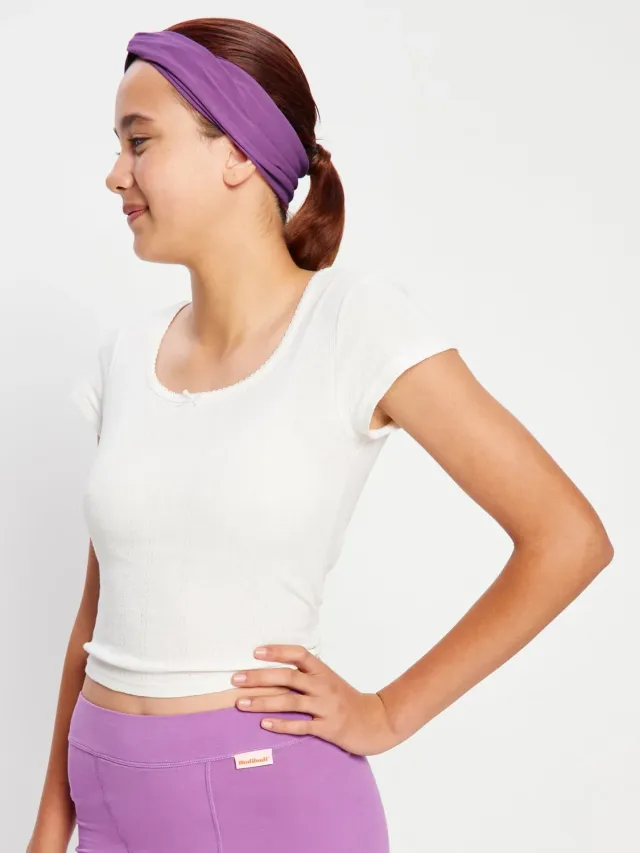 Modibodi Teen Twist Headband bandeau coton bio