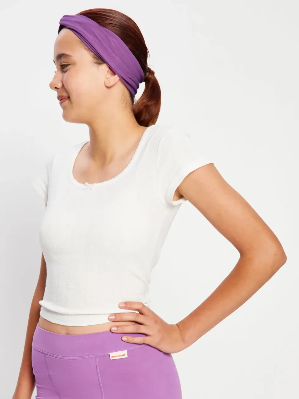 Modibodi Teen Twist Headband bandeau coton bio