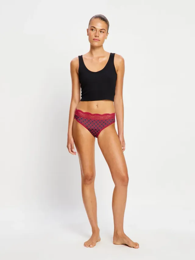 Modibodi Sensual Hi Waist Bikini Moderate culotte 30 ml