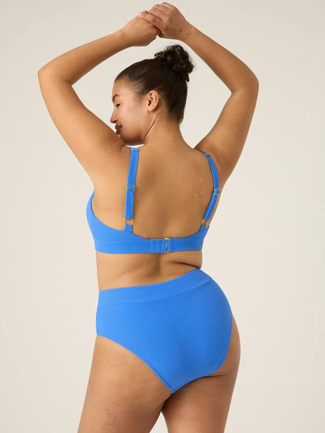 Modibodi Swimwear Soft Stretch Hi Waist Cheeky Brief Light
