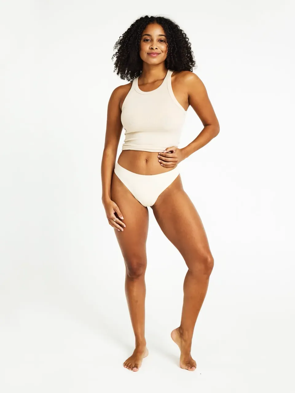 Modibodi Au Naturel Seamfree string menstruel Lychee flux léger