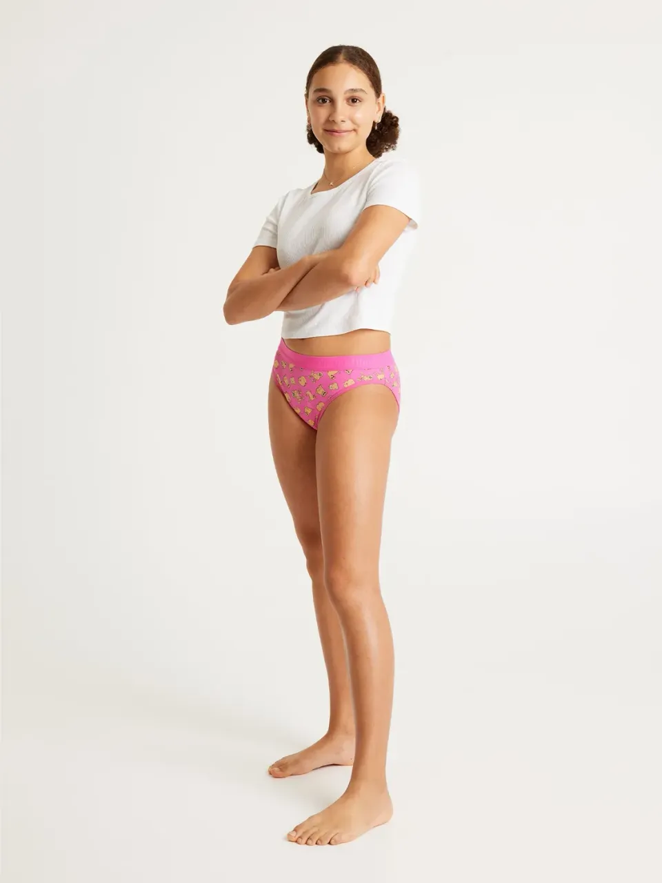 Modibodi Teen Hipster Bikini Party Pup Pink