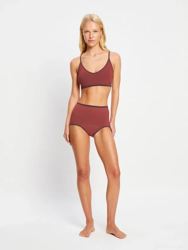 Puma x Modibodi Seamless V Neck Bralette brassiere