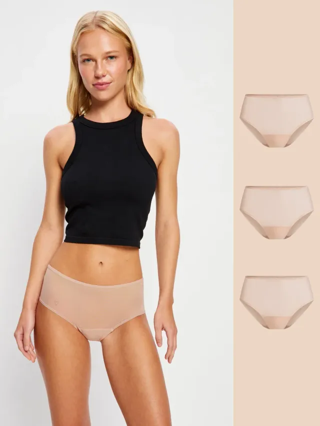 Modibodi Barely There Hi Waist culotte lot 3