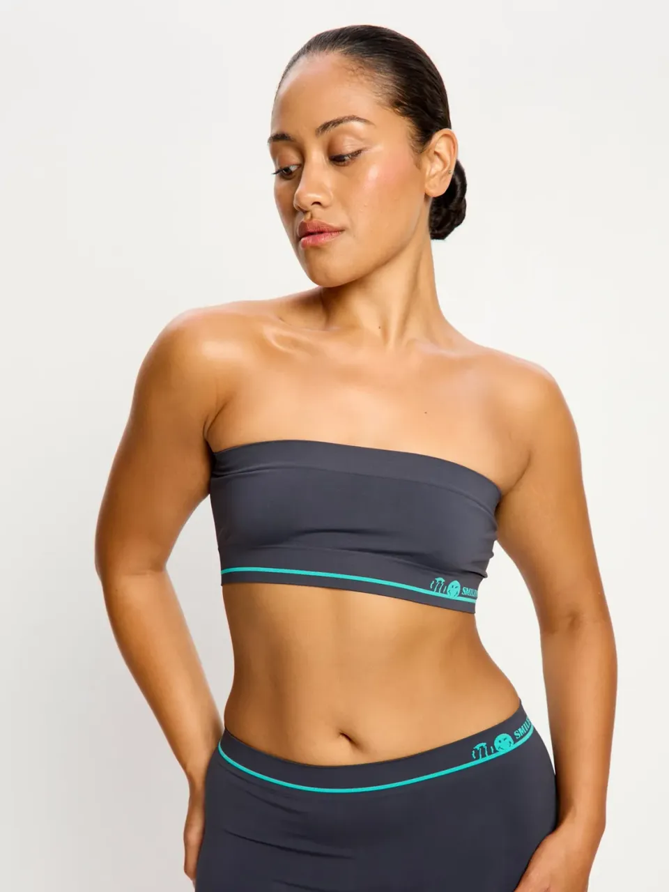 Modibodi SmileyWorld Seamless bandeau gris taille réelle