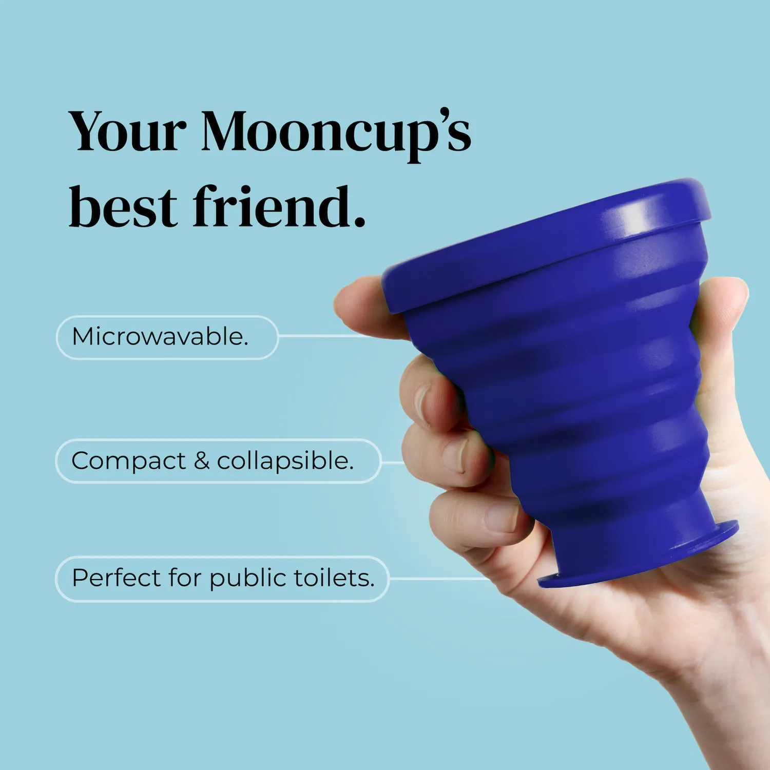 Moon Cup récipient de nettoyage Mooncup en silicone médical