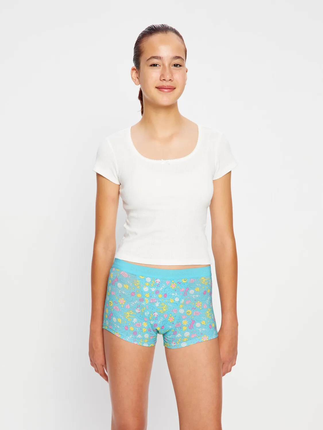 SmileyWorld® Modibodi Teen Hipster Bikini et Boyshort culottes menstruelles