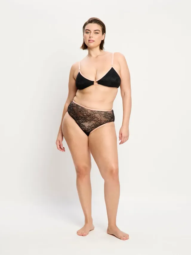 Modibodi Bliss Hi Waist Brief culotte menstruelle Moderate Jet Black