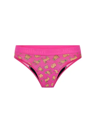 Modibodi Teen Hipster Bikini Party Pup Pink