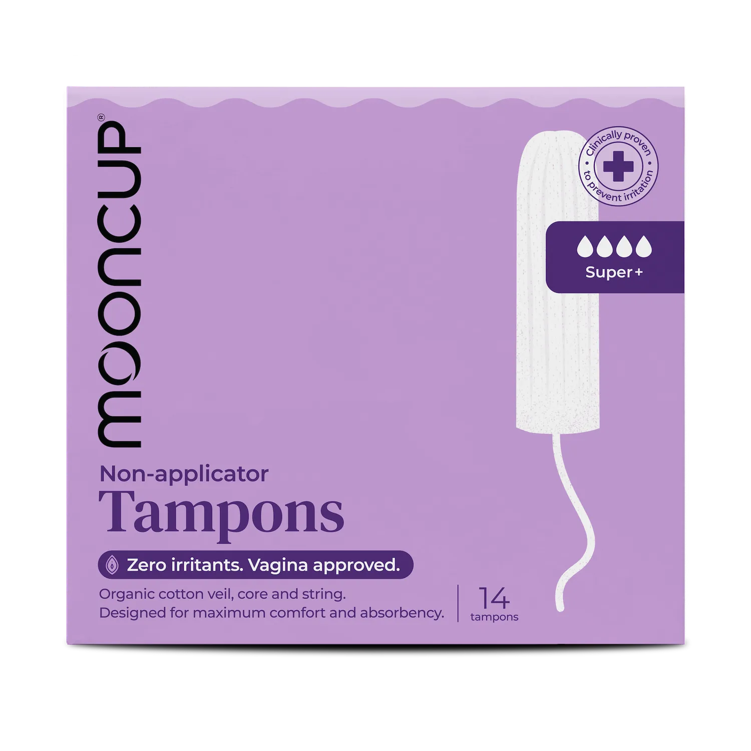 Moon Cup tampons sans applicateur coton bio