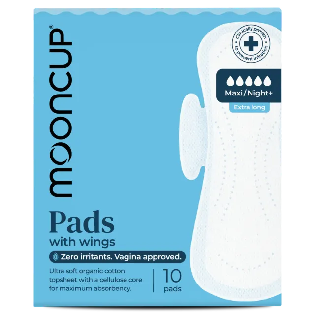 Moon Cup serviette hygienique avec ailes coton bio