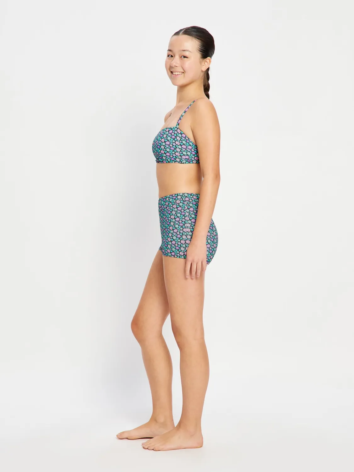 Modibodi Teen Swimwear maillot menstruel Luna Blossom