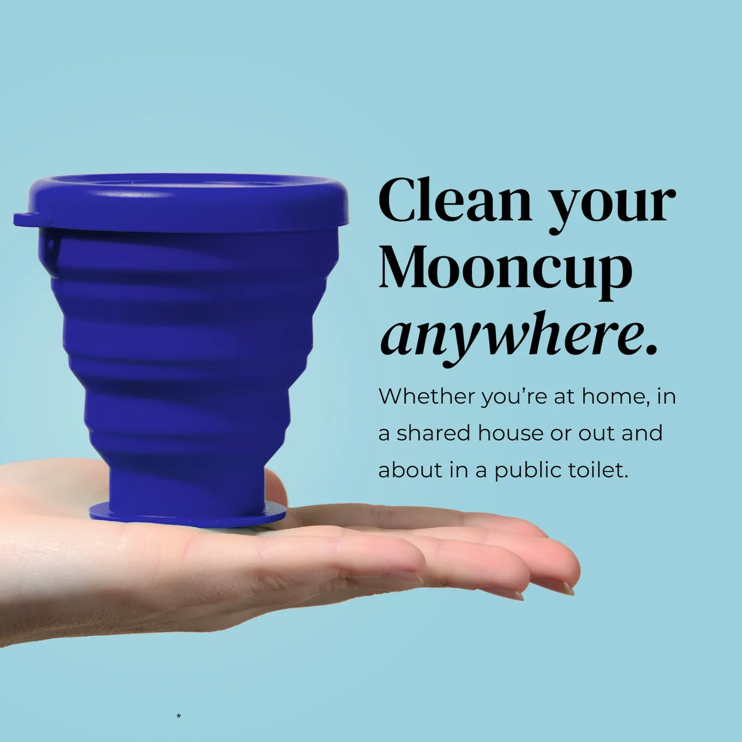 Moon Cup récipient de nettoyage Mooncup en silicone médical