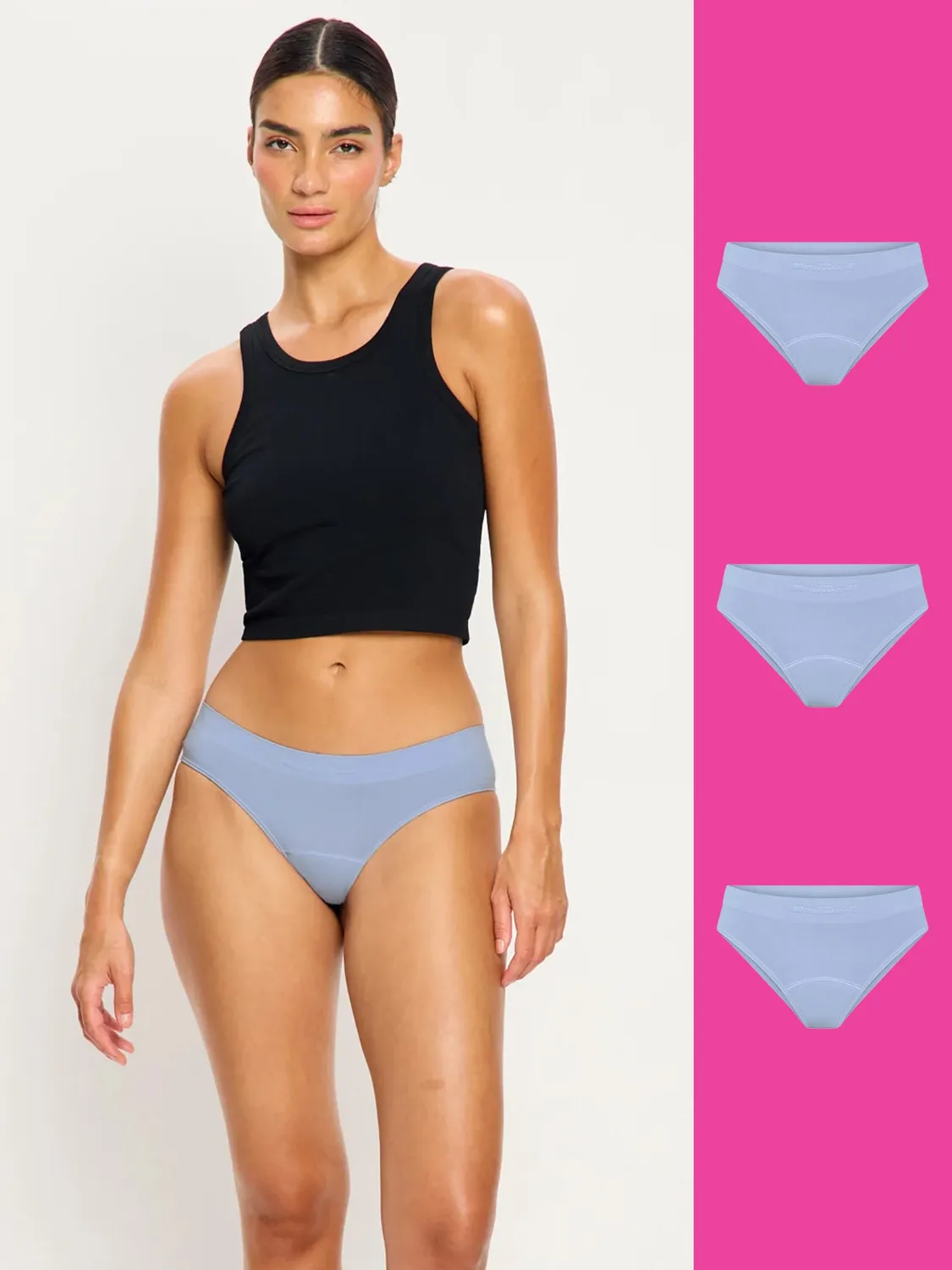 Modibodi ModiComfort Seamless Boyleg shorty flux léger 20 ml