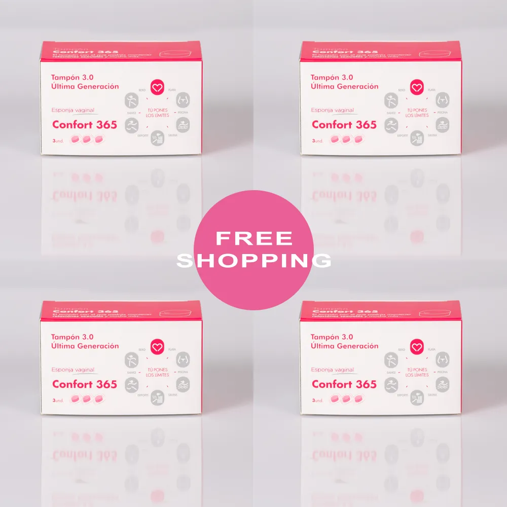 Confort 365 eponge menstruelle sans ficelle