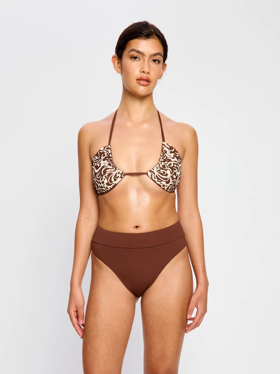 Modibodi Swimwear Reversible Multiway Top et Hi-Leg Bottom