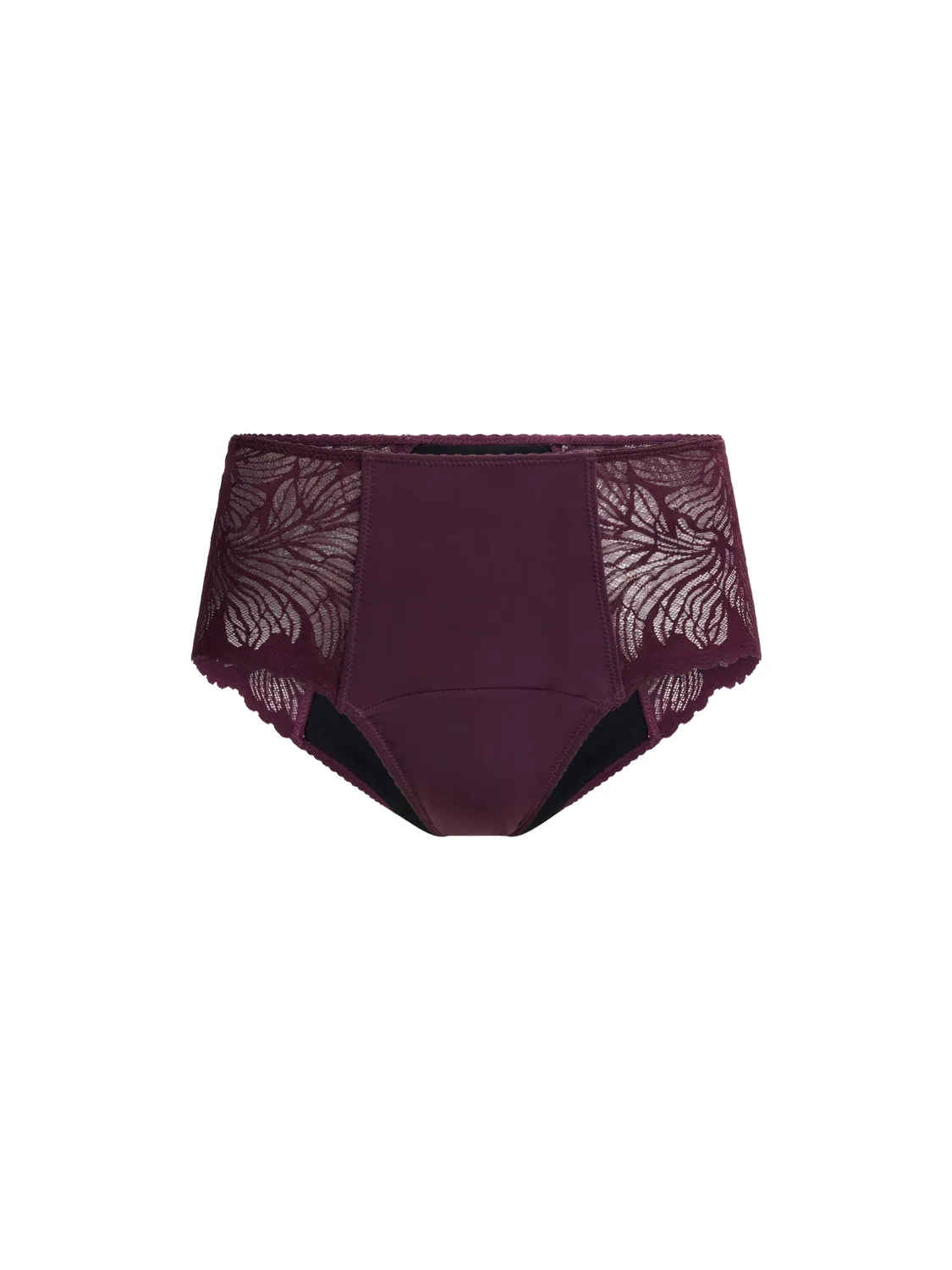 Modibodi Plum Perfection ensemble bralette culotte flux super